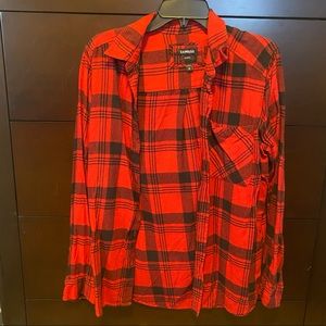 Express Boyfriend Fit Flannel